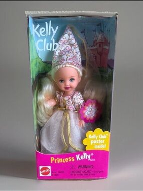 Mattel Kelly Club Princess Doll in Pink and Gold